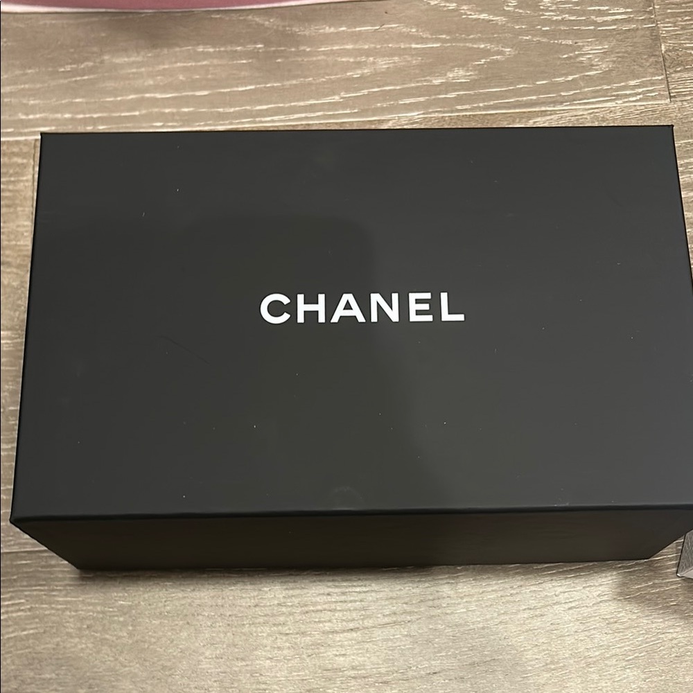 Large Chanel Black Shoe Box